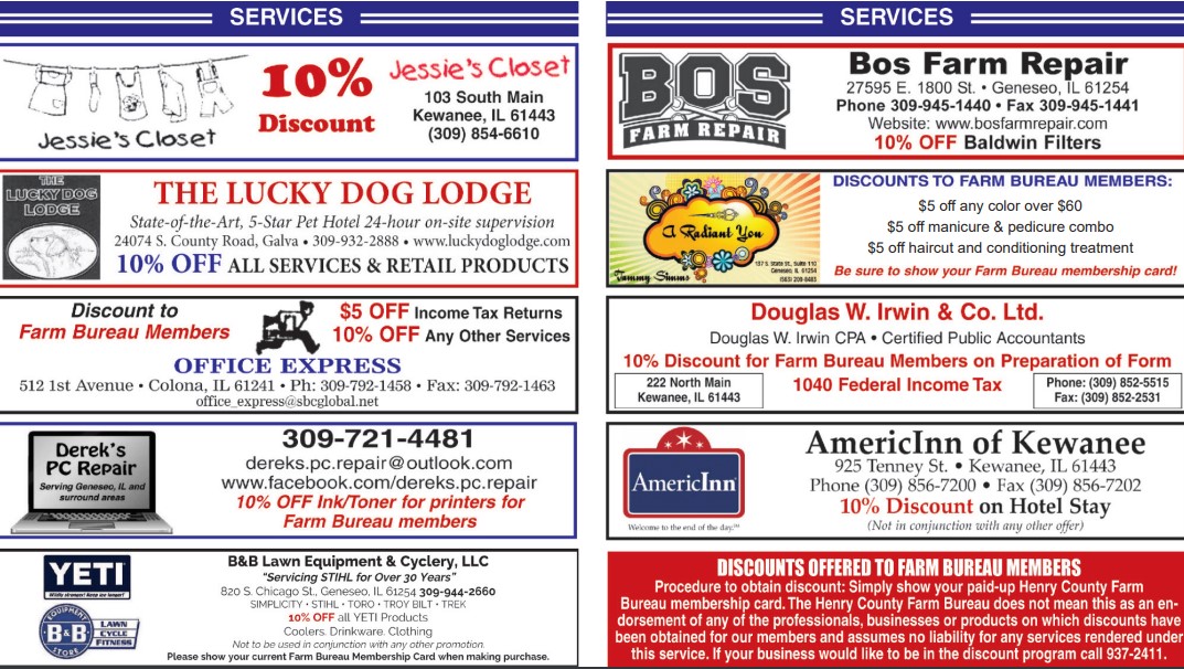 Henry County Farm Bureau Benefits